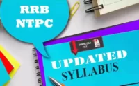 Download New Updated RRB NTPC Syllabus