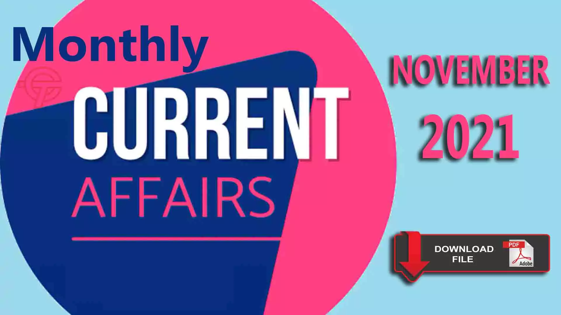 November-2021 Latest Current Affairs Download in pdf & Video